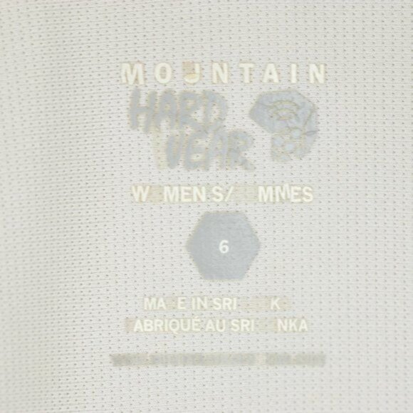 Mountain Hardwear Women's Size 6 Tan Quick Dry Short Sleeve Button Up Shirt - Picture 7 of 8